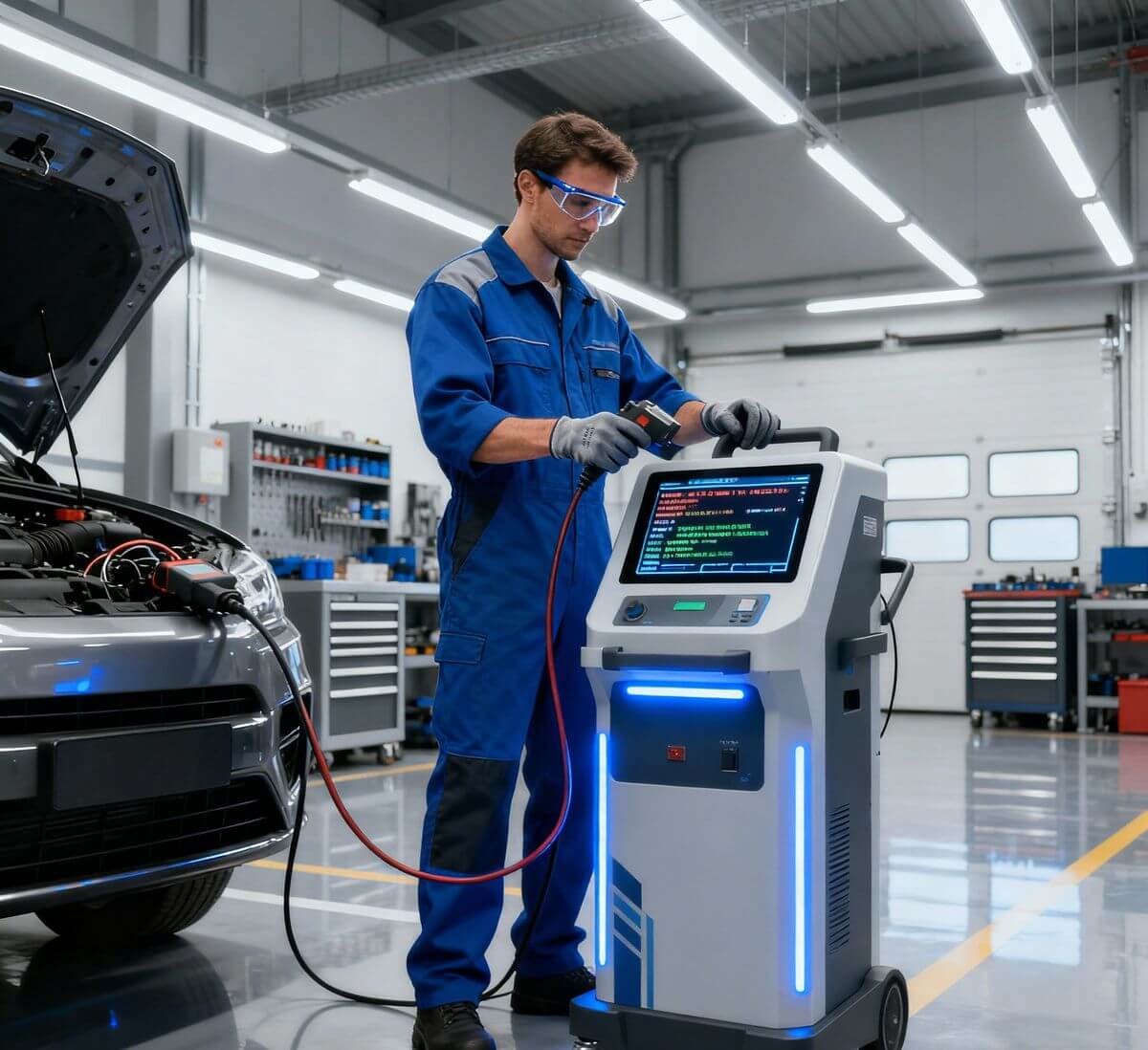 شستشوی جعبه فرمان خودرو با دستگاه تخصصی در فولادشهر